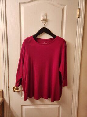 J. Jill ¾ Sleeve Cotton T-Shirt